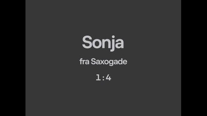 Sonja fra Saxogade |S1|E1-4|1968| DRTV