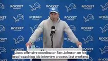 Lions offensive coordinator Ben Johnson on interviews.mp4