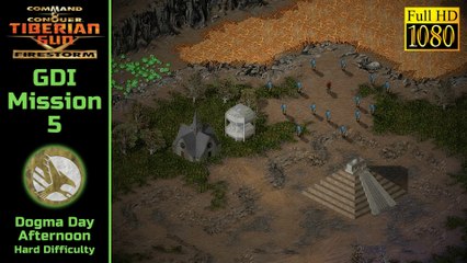 How to Beat C&C Tiberian Sun Firestorm GDI Mission 5: Dogma Day Afternoon - Hard - 1080p HD