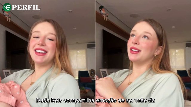 Duda Reis fala sobre maternidade, dupla de anônimos do BBB 25 e raríssima aparição de filho de Renato Aragão.