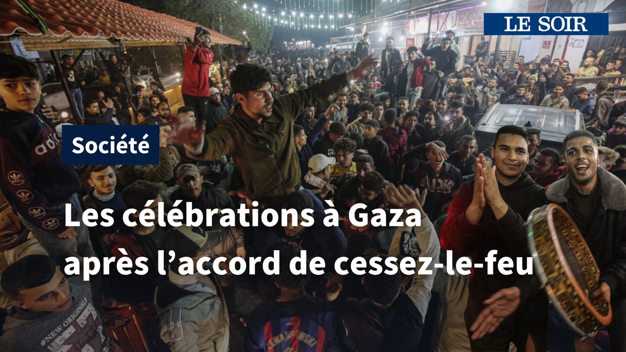 Trêve à gaza: les images des célébrations des palestiniens