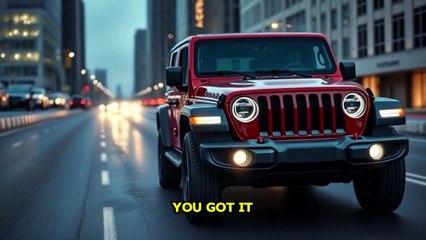 2025 Jeep Wrangler Rubicon _ Rugged SUV Meets Urban Style in a Stunning On-Road Drive