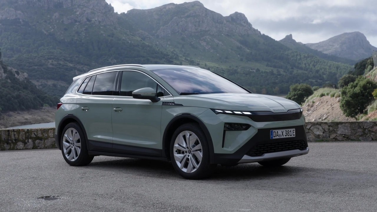 Der neue Škoda Elroq - Frontscheinwerfer mit Matrix-Technologie, adaptive Beleuchtungsmodi verfügbar