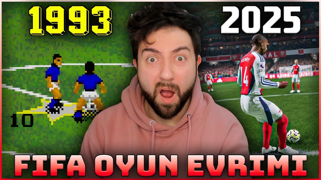 HAN KANAL FİFA OYUN EVRİMİNİ İZLİYOR | FİFA 1993 - 2025 EVOLUTION