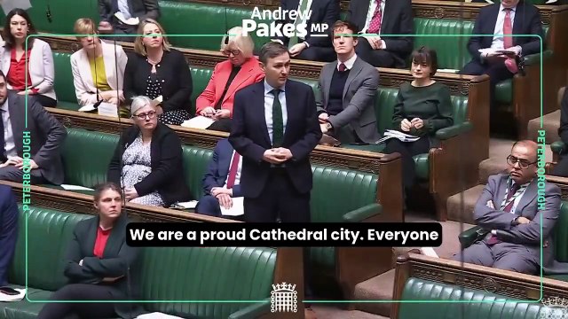Peterborough MP raises Cathedral plight in House of Commons