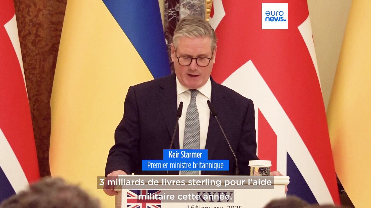 Keir Starmer à Kyiv pour annoncer une nouvelle aide du Royaume-Uni à l'Ukraine