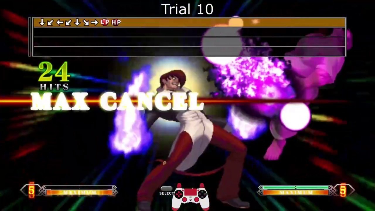 KOF XIII Trials - Challenge Mode vs Training - EX Iori Yagami