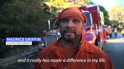 California prisoners drafted in to help wildfire effort in Los Angeles