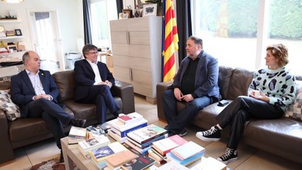 Junqueras y Puigdemont acuerdan iniciar una "nueva etapa" y espacios coordinados entre ambos