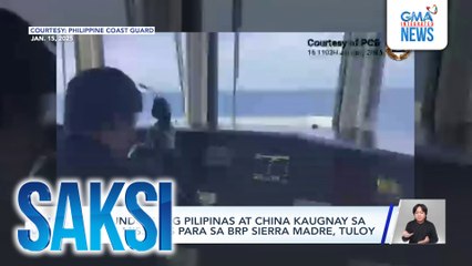 "Monster" ship ng China, inakusahan ang barko ng PCG na banta raw sa ligtas nilang paglalayag | Saksi