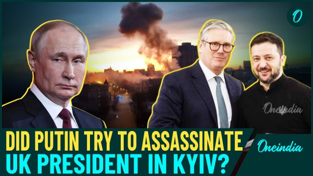 Putin Attempts To Assassinate Zelensky & UK PM Starmer? Russian Drones Fly Over Presidential Palace