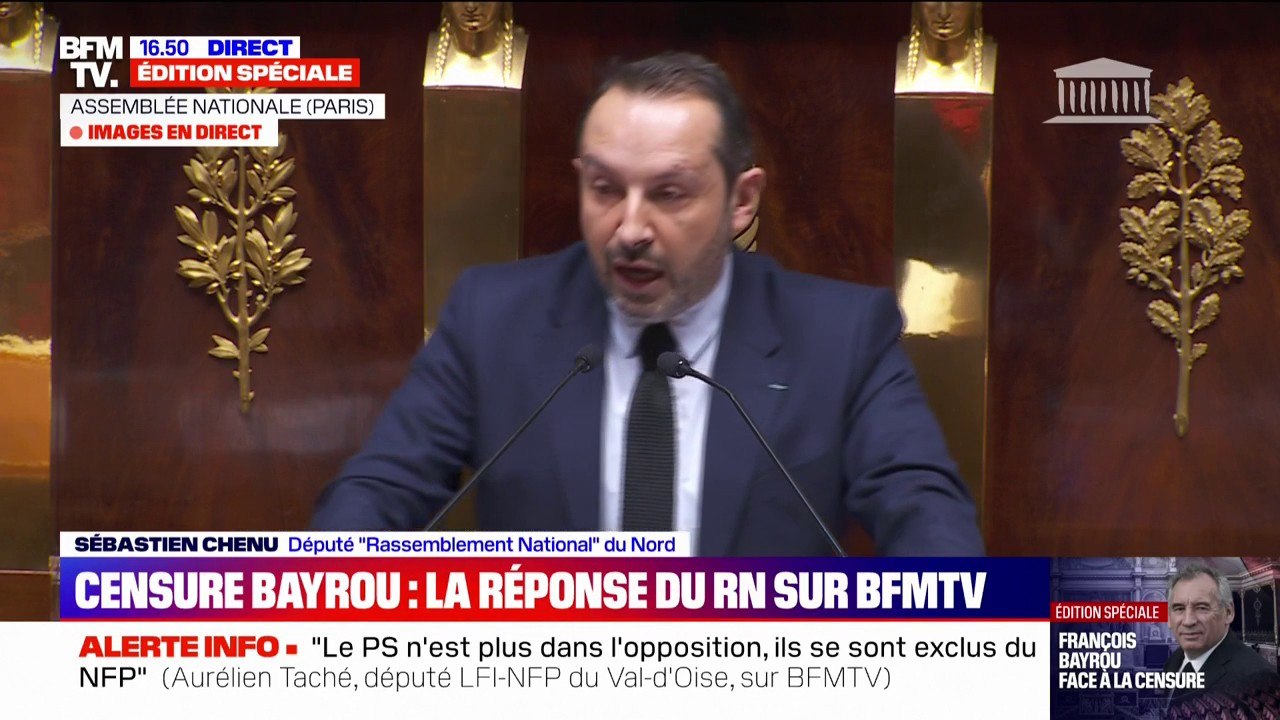 "Le Parti socialiste a toujours trahi les causes de travailleurs", estime Sébastien Chenu (RN)