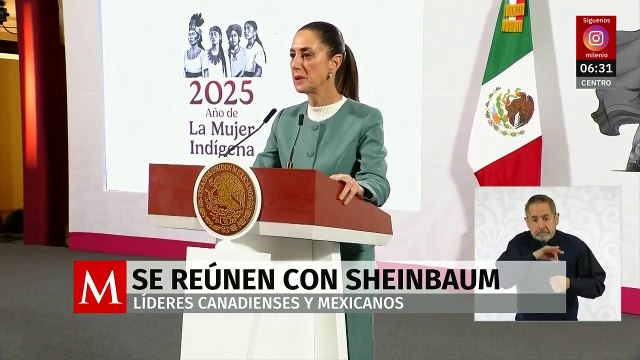 Claudia Sheinbaum se reúne con empresarios mexicanos y canadienses