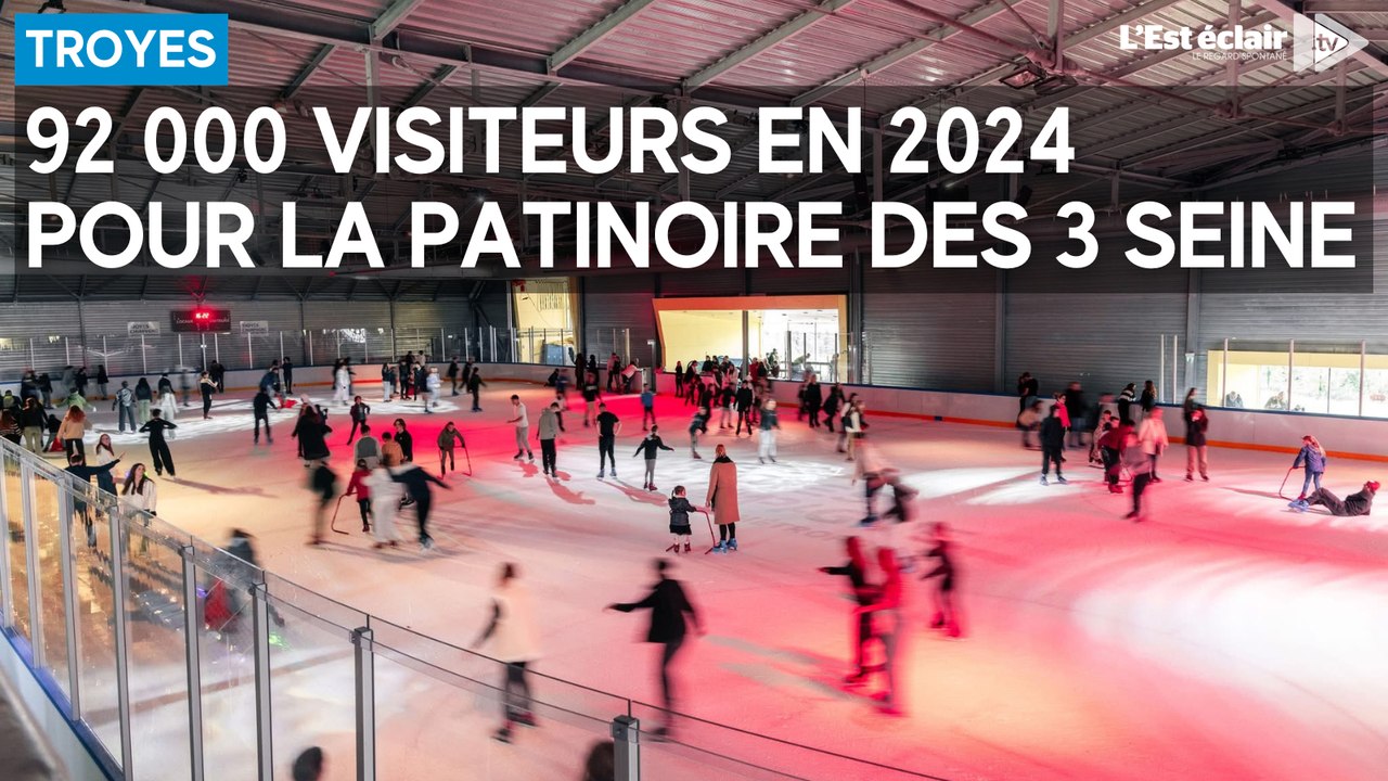 92 000 visiteurs en 2024 pour la patinoire des 3 Seine de Troyes