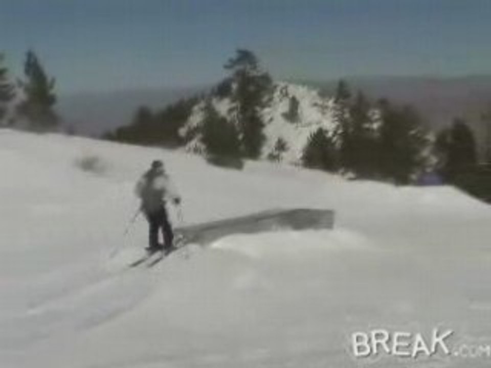Régis fait du ski