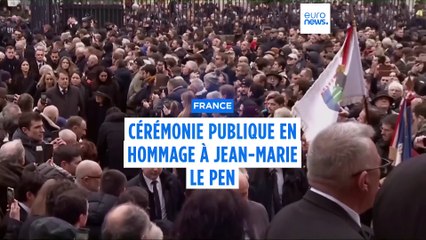 France : cérémonie publique en hommage à Jean-Marie Le Pen