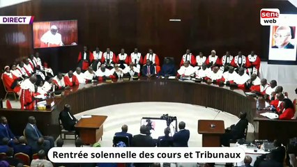Le 1e Président de la Cour Suprême à Sonko_ _votre accession à cette haute fonction témoigne de..._