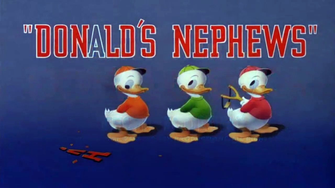 Donald Duck Cartoons 4 - Donald's Nephews (1938) | Say Hello to Huey, Dewey, and Louie |