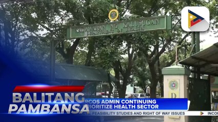Marcos admin continuing to prioritize health sector