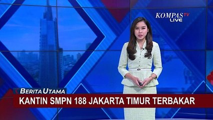 Damkar Selidiki Penyebab Kebakaran Kantin SMPN 188 Jakarta Timur