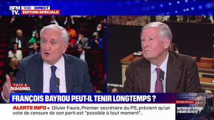 "Bravo l'artiste!": Jean-Pierre Raffarin, ancien Premier ministre salue l'habileté de François Bayrou