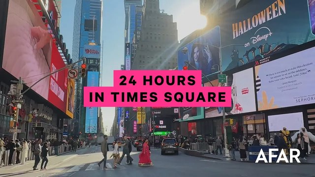 I Spent 24 Hours Straight in Times Square