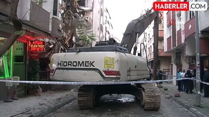 Bahçelievler'de Kentsel Dönüşüm Çalışmalarında Kolonlar Zarar Gördü