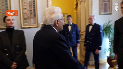 Placido e il cast di Eterno Visionario da Mattarella: Oggi per noi ? una giornata felice"