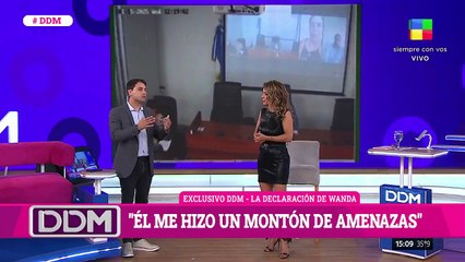 Fuertes declaraciones de Wanda Nara en la Justicia