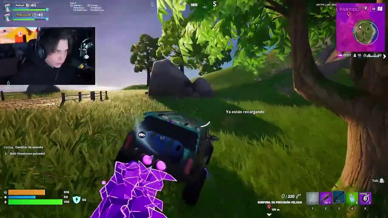 La reacción de Rubius a su baneo en Fortnite