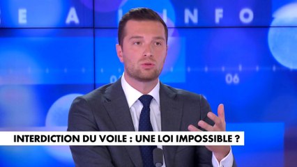 Jordan Bardella : «En France, je considère que le voile est un outil de discrimination»