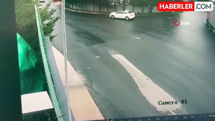 Büyükçekmece'de Kontrolden Çıkan Kamyon Feci Kazaya Neden Oldu