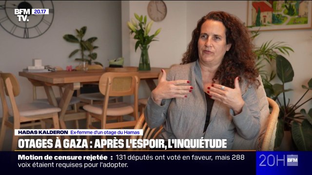 Hadas Kalderon, proche d'un otage israélien du Hamas: J'ai l'impression d'avoir couru un marathon et d'être juste avant la ligne d'arrivée