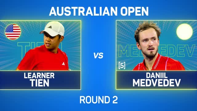 Medvedev stunned by World No.114 in five-set thriller