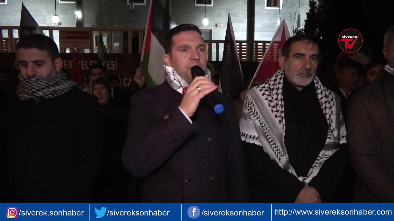 Hamas'ın zaferi Siverek'te konvoyla kutlandı