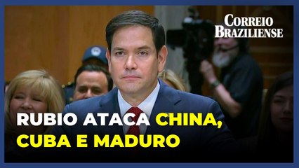 Futuro chefe da diplomacia de Trump, Marco Rubio ataca China, Cuba e Maduro