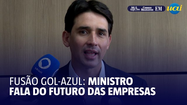 Ministro Silvio Costa Filho avalia fusão Azul-Gol
