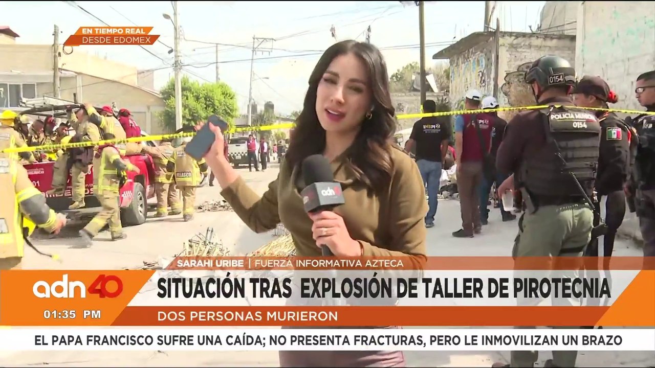 Confirman dos muertos tras explosión de pirotecnia en Chimalhuacán