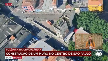 Prefeitura de SP diz que muro na Cracolândia é para 'proteção'
