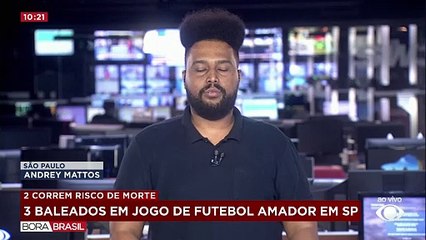 Três pessoas são baleadas em jogo de futebol amador em SP