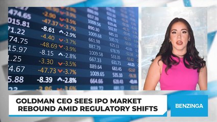 Goldman CEO Sees IPO Market Rebound Amid Regulatory Shifts