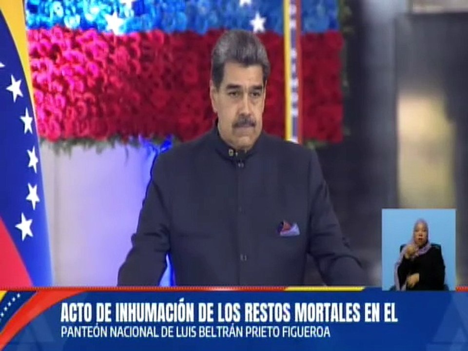 Pdte. Nicolás Maduro ofrece saludos cordiales a familiares del Prof. Luis Beltrán Prieto Figueroa
