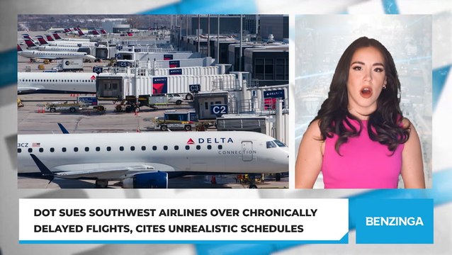 DOT Sues Southwest Airlines Over Chronically Delayed Flights, Cites Unrealistic Schedules