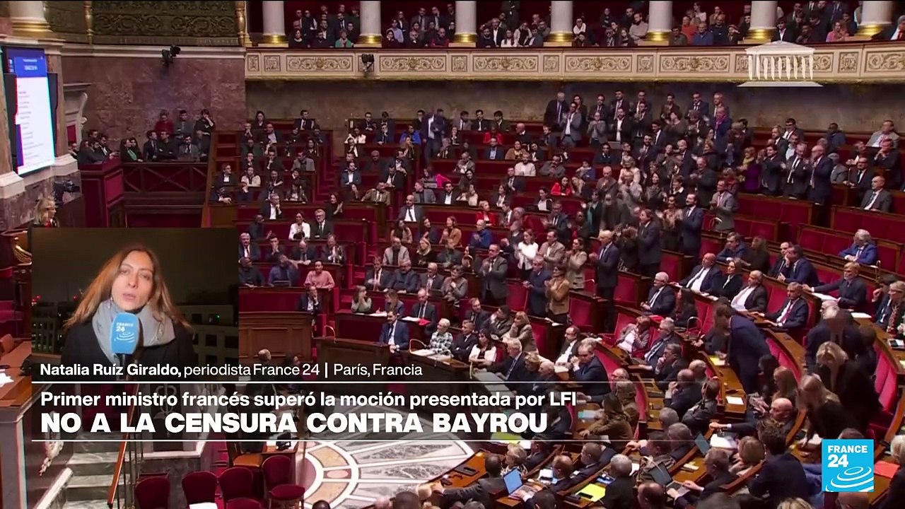 Informe desde París: François Bayrou superó su primera moción de censura en la Asamblea francesa