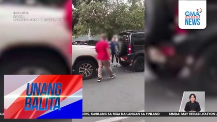 Huli-cam – Doktor, sugatan matapos gulpihin ng nakaalitang driver | Unang Balita