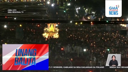 Mahigit 100,000 deboto ng Señor Sto. Niño, sumama sa penitential walk with Mary | Unang Balita