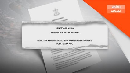 Pahang Bangunkan Pusat Data AI untuk Produk Tempatan 🌱