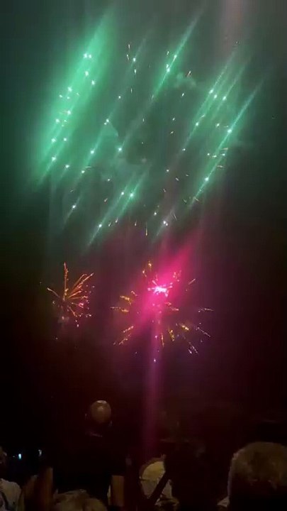 Fête Nationale  Le Feu d’artifice du 14 juillet 2023  Grenoble #14juillet #fetenational #france (21)