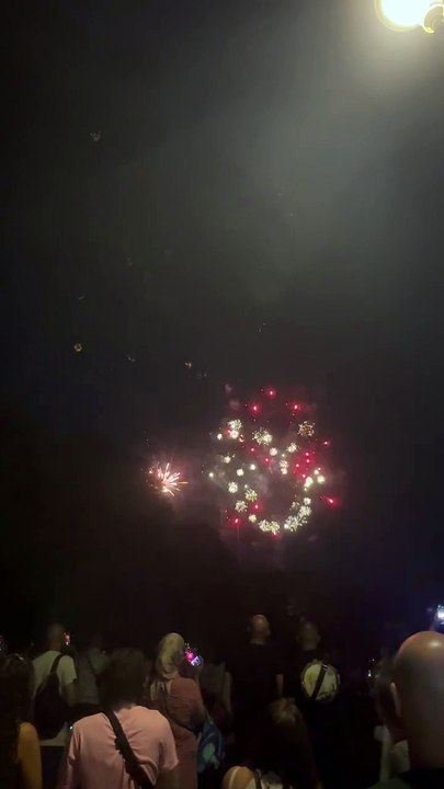 Fête Nationale  Le Feu d’artifice du 14 juillet 2023  Grenoble #14juillet #fetenational #france (23)