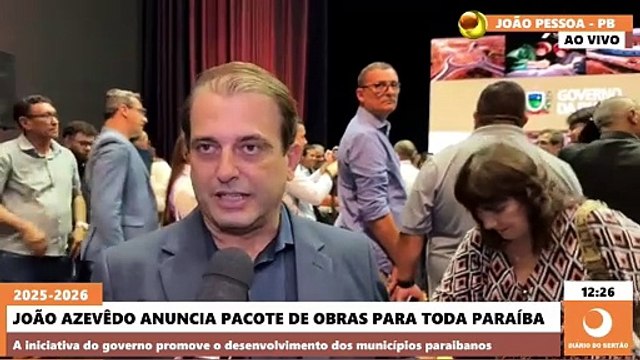 Governador anuncia quase R$ 130 milhões em obras para São José de Piranhas; prefeito destada estradas